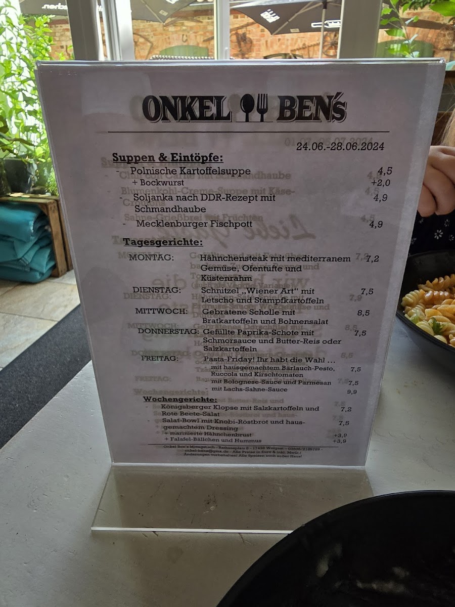 Menu Onkel Ben's Frühstück & Mittagstisch-6